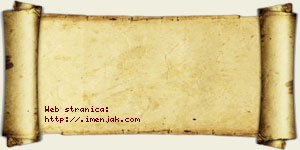 Mina Bošković vizit kartica